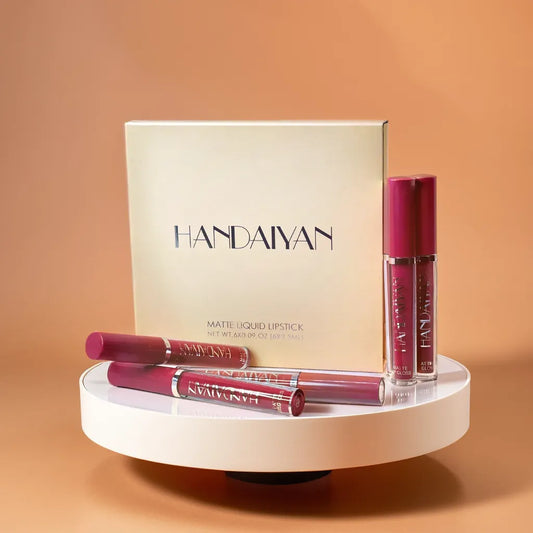 HANDAIYAN 6 Matte Liquid Lipsticks Makeup Set